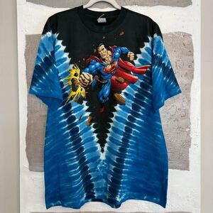 1995 Superman vintage liquid blue